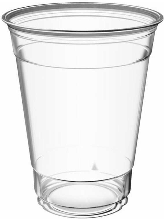Clear PET Customizable Plastic Cold Cup (98mm) - 12 oz. - 1,000/Case