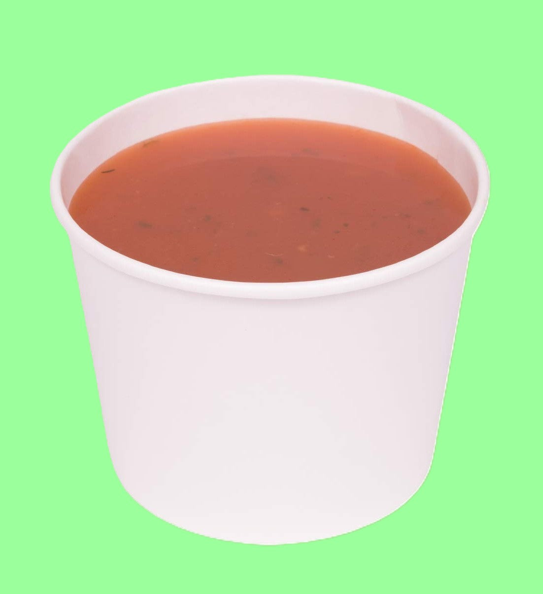 Ecox 16 oz. White Double Poly-Coated Paper Food Cup 500/Case