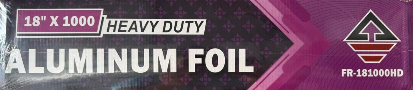 18" x 1000' Heavy-Duty Aluminum Foil Roll
