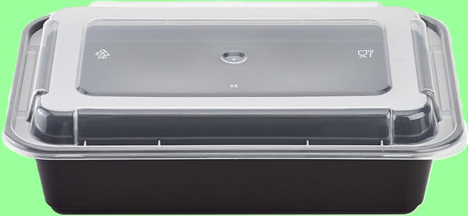 32 oz. Rectangular Take-Out Container - 150 / Case