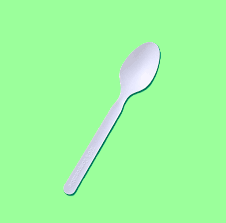 Ecox Heavy-Duty Compostable White Spoons 1000/Case