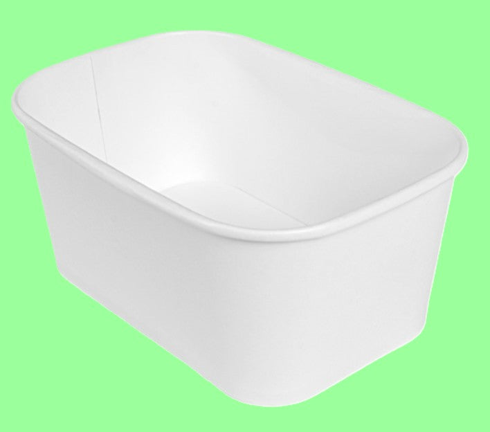 Ecox 32 oz Rectangular Kraft Bowl – Eco-Friendly Disposable Food Container 300/Case