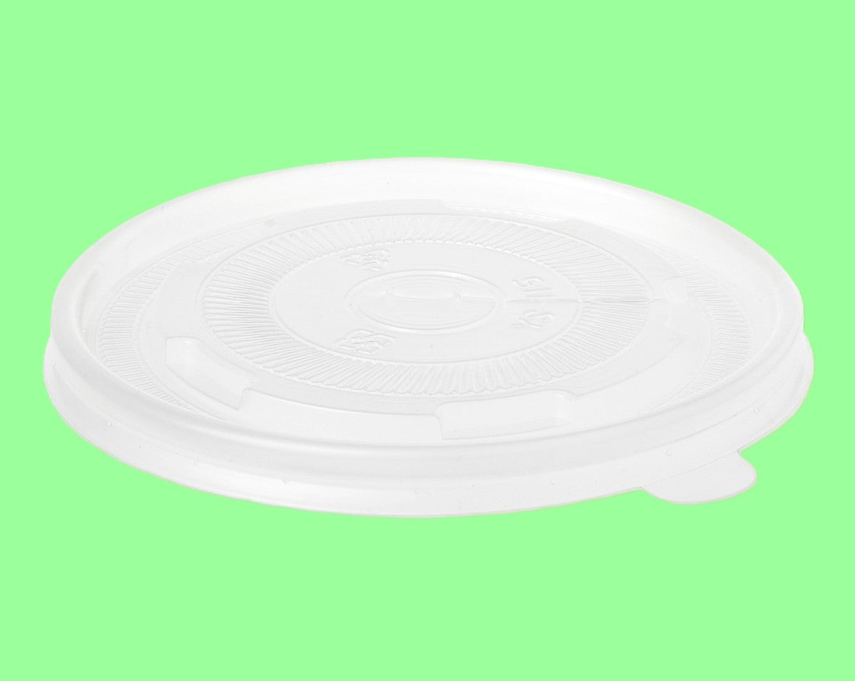 Ecox 6 oz - 16 oz PP Lids for Kraft Paper Containers – Secure & Leak-Resistant 500/Case