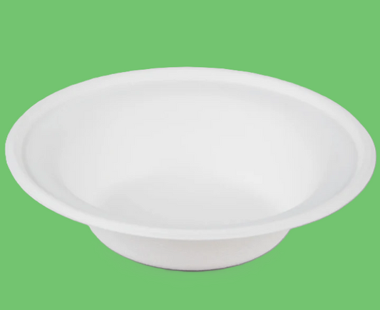 Ecox 16 oz compostable paper bowl - 500/Case