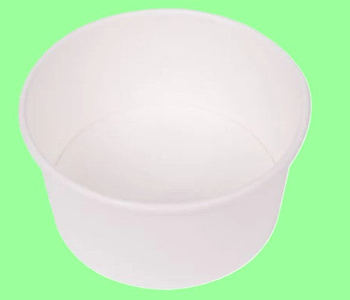 ECOX 6 oz. White Double Poly-Coated Paper Food Cup – 500/Case