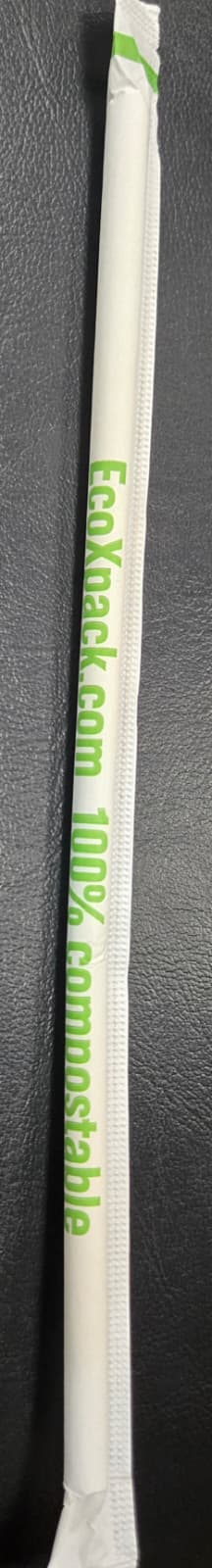 EcoXpack Individually Wrapped Paper Drinking Straws 5000/Case