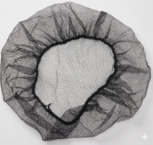 Black Hairnet Cap