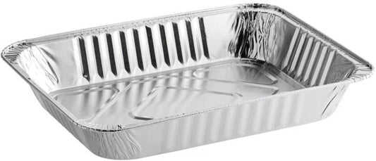 Ecox Half Size Heavy-Duty Foil Steam Table Pan Medium - 100/Case