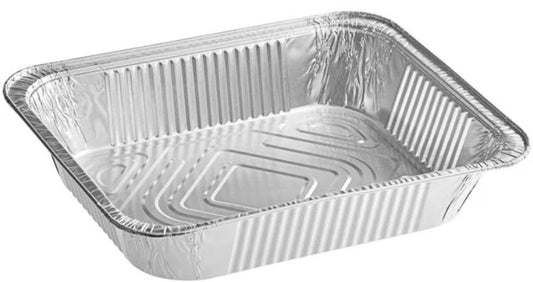 Ecox Half Size Heavy-Duty Foil Steam Table Pan Deep - 100/Case