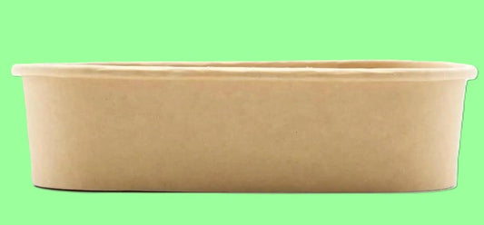 Ecox 16 oz Rectangular Kraft Bowl – Eco-Friendly Disposable Food Container 300/Case