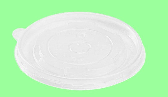 ECOX - PP Lids 115mm for 16 oz paper bowl - 500 /case