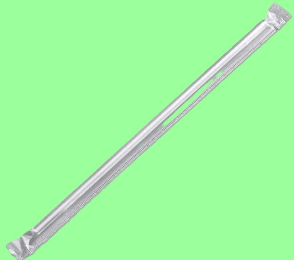 Ecox Giant Translucent Wrapped Straw 5000/ Case