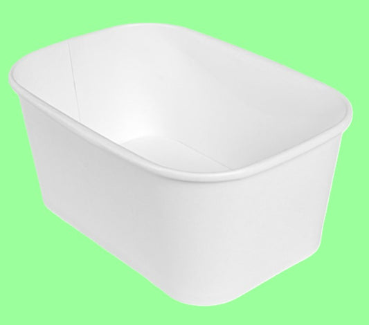 Ecox 24 oz Rectangular Kraft Bowl – Eco-Friendly Disposable Food Container 300/Case