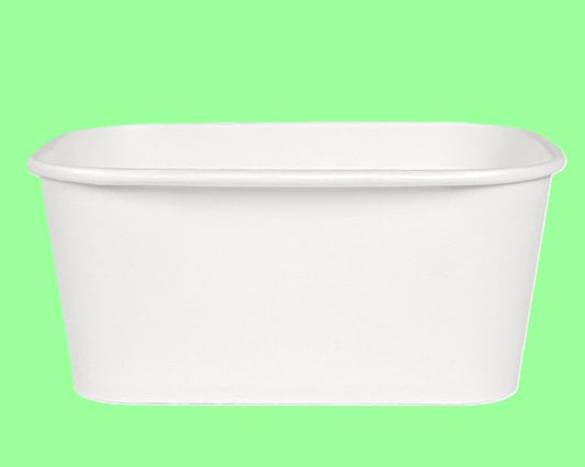 Ecox 32 oz Rectangular Kraft Bowl – Eco-Friendly Disposable Food Container 300/Case