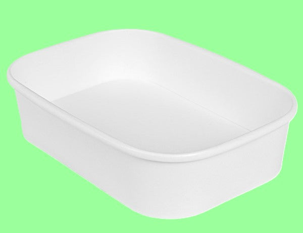 Ecox 16 oz Rectangular Kraft Bowl – Eco-Friendly Disposable Food Container 300/Case