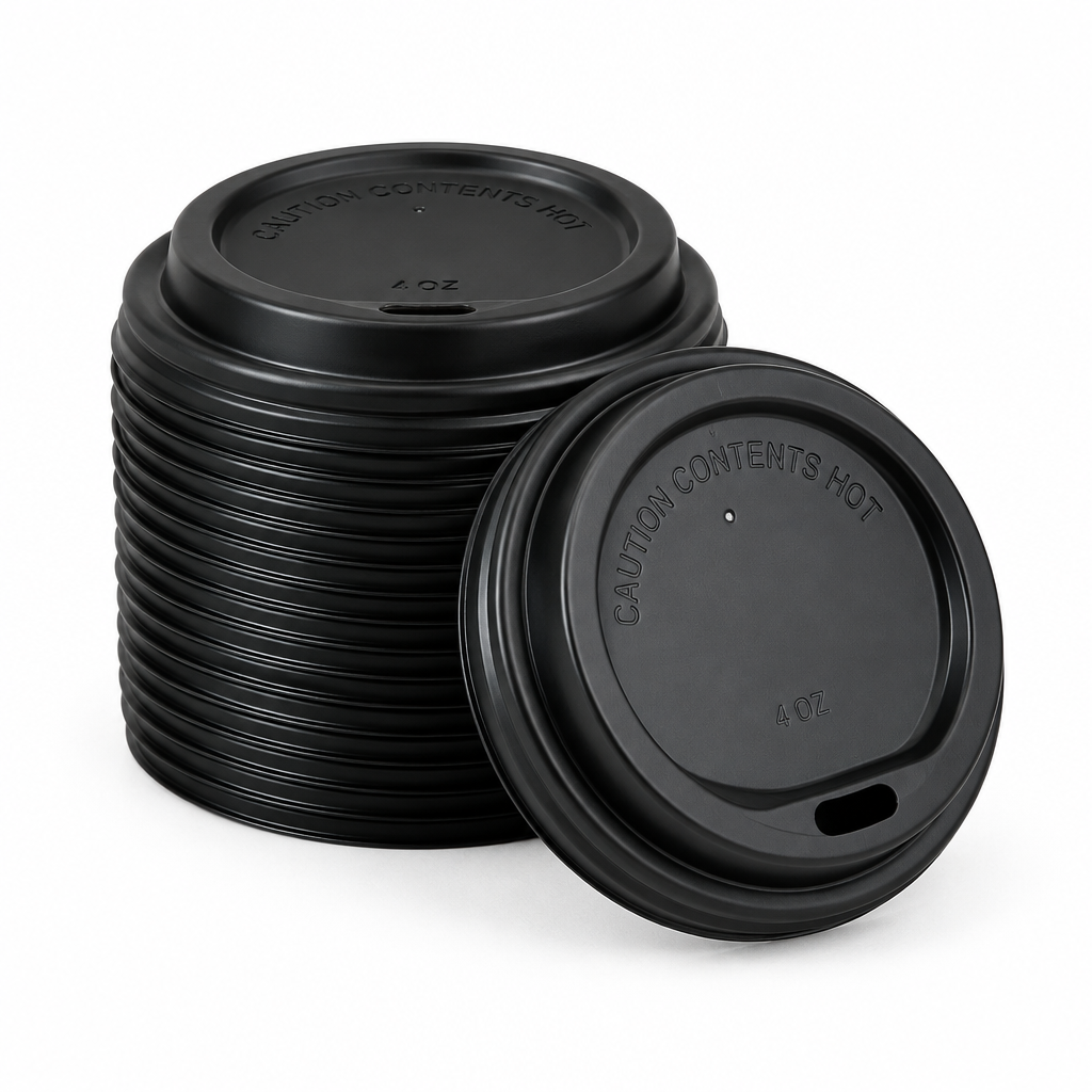 Ecox lids for 4 oz single wall paper cups - 1000 / case