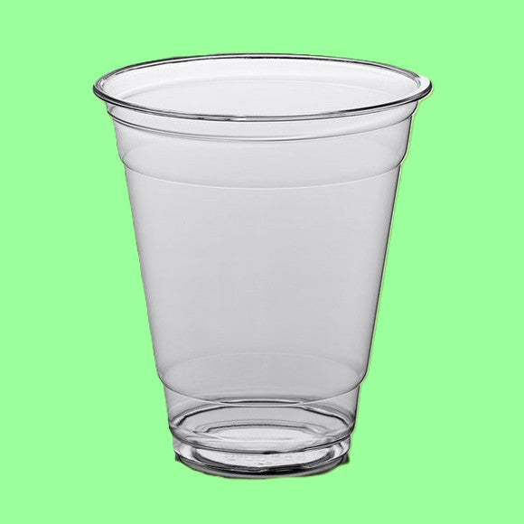Ecox 12 oz. Clear Customizable PET Plastic Cold Cup – Perfect for Beverage Branding - 1000/Pack