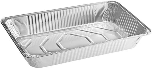 Ecox Full Size Heavy-Duty Foil Steam Table Pan Deep - 50/Case