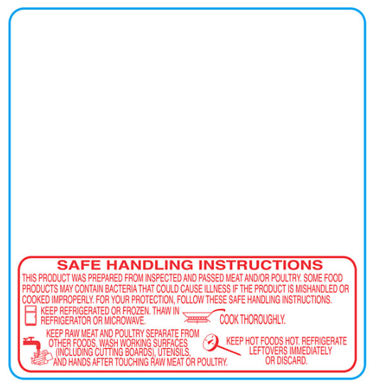 Torrey Scale Label - White Safe Handling Pre-Printed Roll - 6000 labels